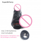 Фаллоимитатор реалистичный с вибрацией 205 мм photo 3