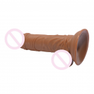 Водонепроницаемый силиконовый фаллоимитатор реалистичный 19.5*4 см photo 1