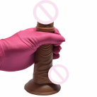 Водонепроницаемый силиконовый фаллоимитатор реалистичный 19.5*4 см photo 6