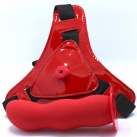 Страпон красный с ремнями photo 6