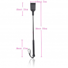 Черная хлопалка Paddle Flogger photo 6
