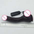 Реалистичная большой черный фаллоимитатор Zcz, 26 см photo 4