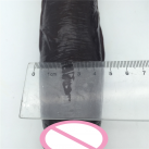 Реалистичная большой черный фаллоимитатор Zcz, 26 см photo 5