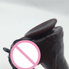 Реалистичная большой черный фаллоимитатор Zcz, 26 см photo 6