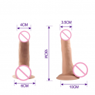 Фаллоимитатор реалистичный с вибрацией на присоске 7.5 Дюймов photo 1