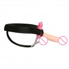 Силиконовый страпон с вибрацией 18 см  photo 6