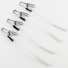 Стальные зажимы для сосков с электростимуляцией, 4 ШТ.  photo 2