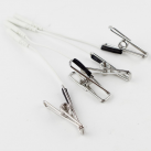 Стальные зажимы для сосков с электростимуляцией, 4 ШТ.  photo 3