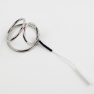 Металлическая плеть и кольцо на пенис Estim для электростимуляции photo 3