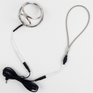 Металлическая плеть и кольцо на пенис Estim для электростимуляции photo 2
