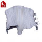 Маска на ремнях. Белая. Кожа. photo 5