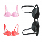 Бюстгальтер черный кожанный photo 3