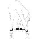 Набір для фіксації Art of Sex - BDSM Straight Line Fixation Simple photo 2