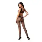 Еротичний бодістокінг з малюнком Passion BS085 black photo 2