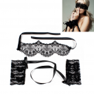 Кружевная маска + манжеты-наручники photo 6