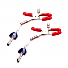 Термохромные металлические красные зажимы для груди  photo 1