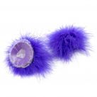 Пушистые наклейки на соски для БДСМ photo 4