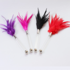 Фаллоимитатор с пером. Стекло. photo 4