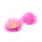 Пушистые наклейки на соски Bra Pad на силиконе, многоразовые photo 1