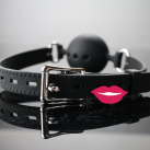 Силиконовый кляп, 2 цвета, 43 мм photo 1