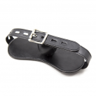 Кляп из кожи на ремешке для БДСМ, 2 цвета photo 5