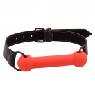 Кляп из силикона с ремешком искусственной кожи photo 5