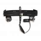 Кожаный пояс с ремнем на фаллоимитатор.  photo 1