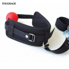 Кляп с мячиком и наручными манжетами. photo 6