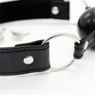 Силиконовый кляп с кожаным ремешком photo 1