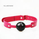 Красный кляп для БДСМ Oral Fixation photo 6