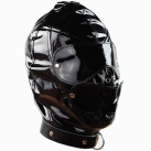 Маска лаковая черная photo 3