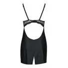 Бебі-дол з еко-шкіри та мережива Loona Chemise black L/XL - Passion photo 6