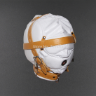 Мягкая кожаная маска Wrap на голову photo 5