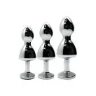 Металева анальна пробка Wooomy Lollypop Double Ball Metal Plug L, діаметр 3,5 см, довжина 10,5 см photo 4