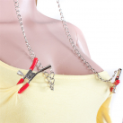 Кляп с зажимами для сосков. photo 1