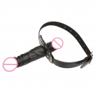 Кляп с двухсторонним фаллоимитатором. photo 5