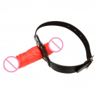 Кляп с двухсторонним фаллоимитатором. photo 3