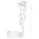 Бодистокинг Passion BS066 One Size, Black, комбинезон, имитация чулок и пояса с гартерами photo 6
