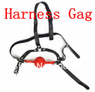 Кляп с кожаными ремешками, 10 шт. photo 2