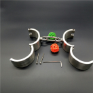 Овальні металеві наручники, 4 см photo 6