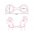 Мягкие силиконовые наручники, 1 пара photo 5