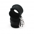 Черные неопреновые наручники Smspade HC-42 photo 4