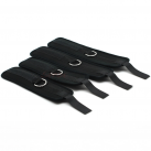 Черные неопреновые наручники Smspade HC-42 photo 1