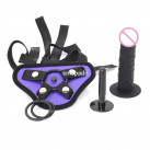 Фиолетовый страпон, 130*35 мм photo 5