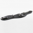 Черный кожаный ошейник, 10 шт. photo 1