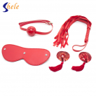 Секс набор: кляп, бюстгальтер, кнут, повязка на глаза. 4 шт. photo 3