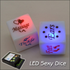 Светодиодные сексуальные кости, 18 x 18 мм photo 1