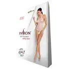 Бодістокінг у велику сітку Passion BS087 white, відкрита спина, халтер, з доступом photo 6