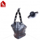 Маска. С кляпом. Черная кожа. photo 2