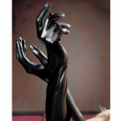 Черные латексные перчатки photo 3